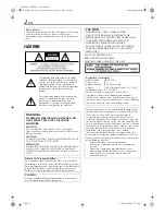 Preview for 2 page of JVC HR-XVC26U Instructions Manual