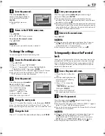 Preview for 59 page of JVC HR-XVC26US Instruction Manual