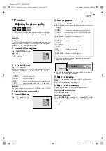 Preview for 47 page of JVC HR-XVC27U Instructions Manual