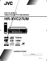 Preview for 1 page of JVC HR-XVC27UA Instruction Manual