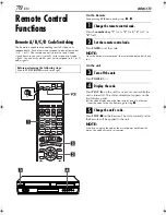 Preview for 70 page of JVC HR-XVC27UA Instruction Manual