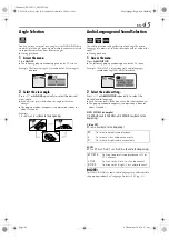 Preview for 45 page of JVC HR-XVC28BU Instructions Manual