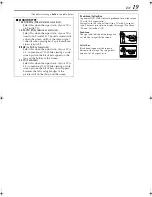 Preview for 19 page of JVC HR-XVC33U Instructions Manual