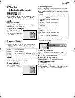 Preview for 47 page of JVC HR-XVC33U Instructions Manual