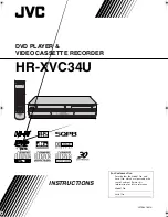 Preview for 1 page of JVC HR-XVC34UC Instructions Manual