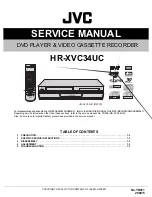 Preview for 1 page of JVC HR-XVC34UC Service Manual