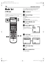 Предварительный просмотр 70 страницы JVC HR-XVS20E Instructions Manual