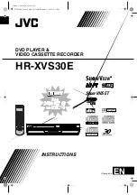 Preview for 1 page of JVC HR-XVS30E Instructions Manual