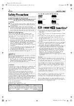 Preview for 2 page of JVC HR-XVS30E Instructions Manual