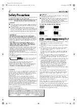 Preview for 2 page of JVC hr-xvs30ek Instructions Manual