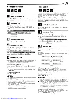 Preview for 51 page of JVC HR-XVS44 Instructions Manual