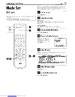 Preview for 75 page of JVC HR-XVS44 Instructions Manual