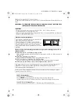 Предварительный просмотр 3 страницы JVC HV-28P40BU Instruction Manual