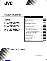 Предварительный просмотр 73 страницы JVC HV-29JH24 Instructions Manual