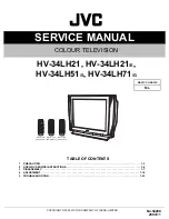 Preview for 1 page of JVC HV-34LH21 Service Manual