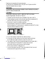 Предварительный просмотр 2 страницы JVC HV-L29PRO Instructions Manual