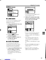 Предварительный просмотр 29 страницы JVC HV-L29PRO Instructions Manual