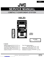 Предварительный просмотр 1 страницы JVC HX-Z3 Service Manual