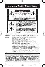 Предварительный просмотр 2 страницы JVC I Art AV-27F724 User Manual