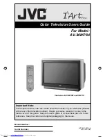 JVC I' Art Pro AV-34WP84 User Manual preview