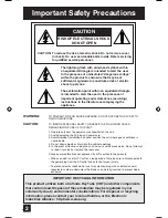 Предварительный просмотр 2 страницы JVC I'Art AV-27CF35 User Manual