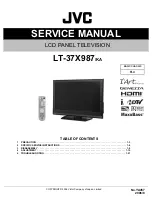 Preview for 1 page of JVC I'Art LT-37X987 Service Manual