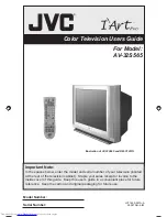 Preview for 1 page of JVC I'Art Pro AV-32S565 User Manual