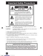 Preview for 2 page of JVC I'Art Pro AV-32S565 User Manual