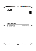 Preview for 2 page of JVC IF-CF01PNG Instructions Manual