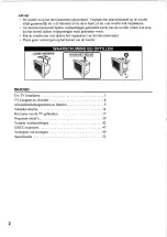 Preview for 4 page of JVC InteriArt AV-28Z25EU (Dutch) Gebruiksaanwijzing