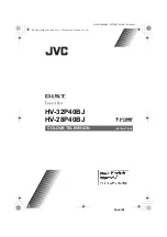 JVC InteriArt HV-28P40BJ Instructions Manual предпросмотр