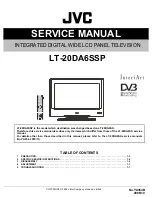 JVC InteriArt LT-20DA6SSP Service Manual предпросмотр