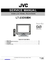 JVC InteriArt LT-23D50BK Service Manual preview