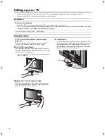 Предварительный просмотр 6 страницы JVC InteriArt LT-26C31BJE Instructions Manual