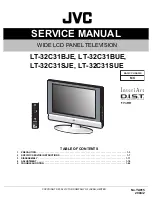 JVC InteriArt LT-32C31BJE Service Manual предпросмотр