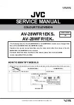 JVC InteriArt Natural Vision T-V LINK AV-28WFR1EK Service Manual preview