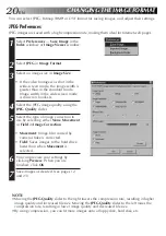 Preview for 20 page of JVC JLIP VIDEO CAPTURE Instructions Manual