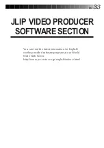 Preview for 33 page of JVC JLIP VIDEO CAPTURE Instructions Manual