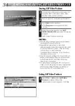 Предварительный просмотр 34 страницы JVC JLIP VIDEO CAPTURE Instructions Manual