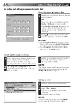 Preview for 48 page of JVC JLIP VIDEO CAPTURE Instructions Manual