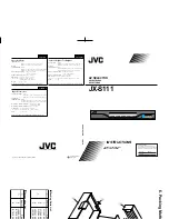 Preview for 1 page of JVC JX-S111-S-J Instructions