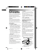 Preview for 2 page of JVC JY-VS200U - Professional Dv 1-ccd Camcorder User Manual