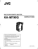 JVC KA-M790G Instructions Manual предпросмотр