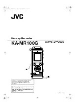 JVC KA-MR100G Instructions Manual preview