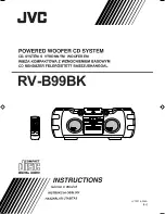 JVC Kaboom ! Series RV-B99BK Instructions Manual preview