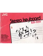 JVC KB-500 Owner'S Manual предпросмотр