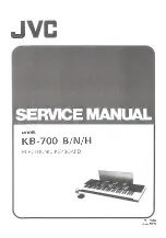 Предварительный просмотр 1 страницы JVC KB-700 Service Manual