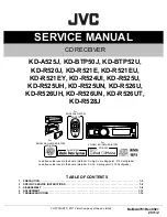 JVC KD-A525J Service Manual предпросмотр