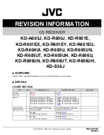 Preview for 29 page of JVC KD-A605J Service Manual