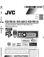 JVC KD-A615 Instructions Manual preview